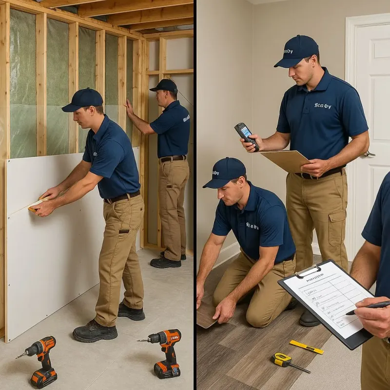 Repairs and Reconstruction process in Wolfforth, TX